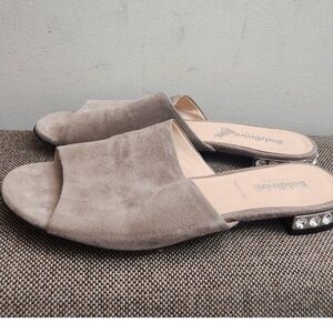 Baldinini Women's Gray Slide Sandals size 7